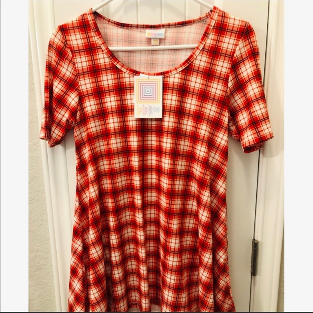 Plaid Lularoe Perfect T